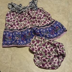 Made with Love by Place 2 pc dress 3/6 m